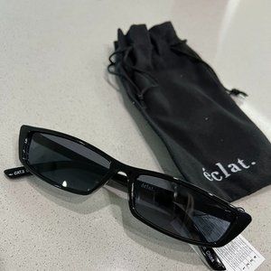 Eclat Ziggy Black Supermodel Sunglasses